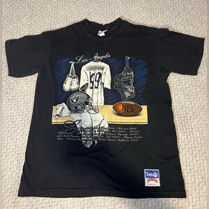 Vintage Nutmeg Los Angeles Raiders T-Shirt Size XL